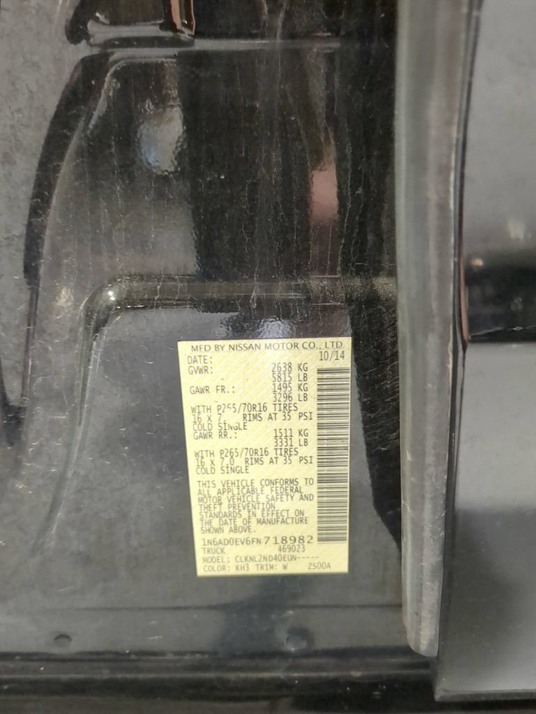 Used 2015 Nissan Frontier SV AWD/4WD image 14