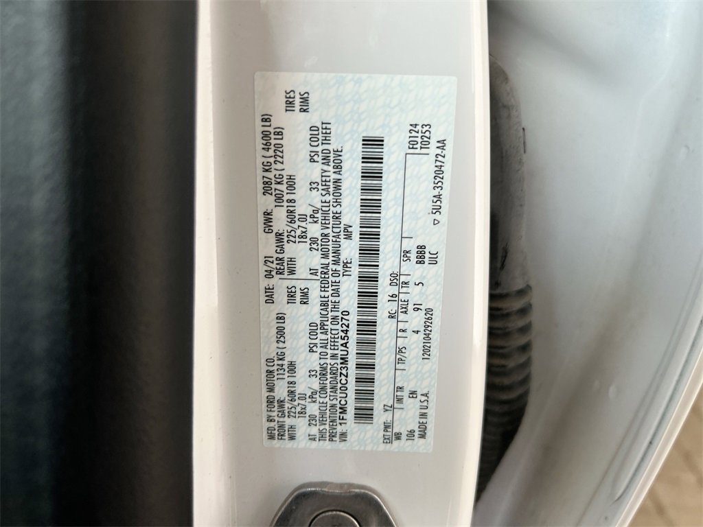 Used 2021 Ford Escape SEL image 44