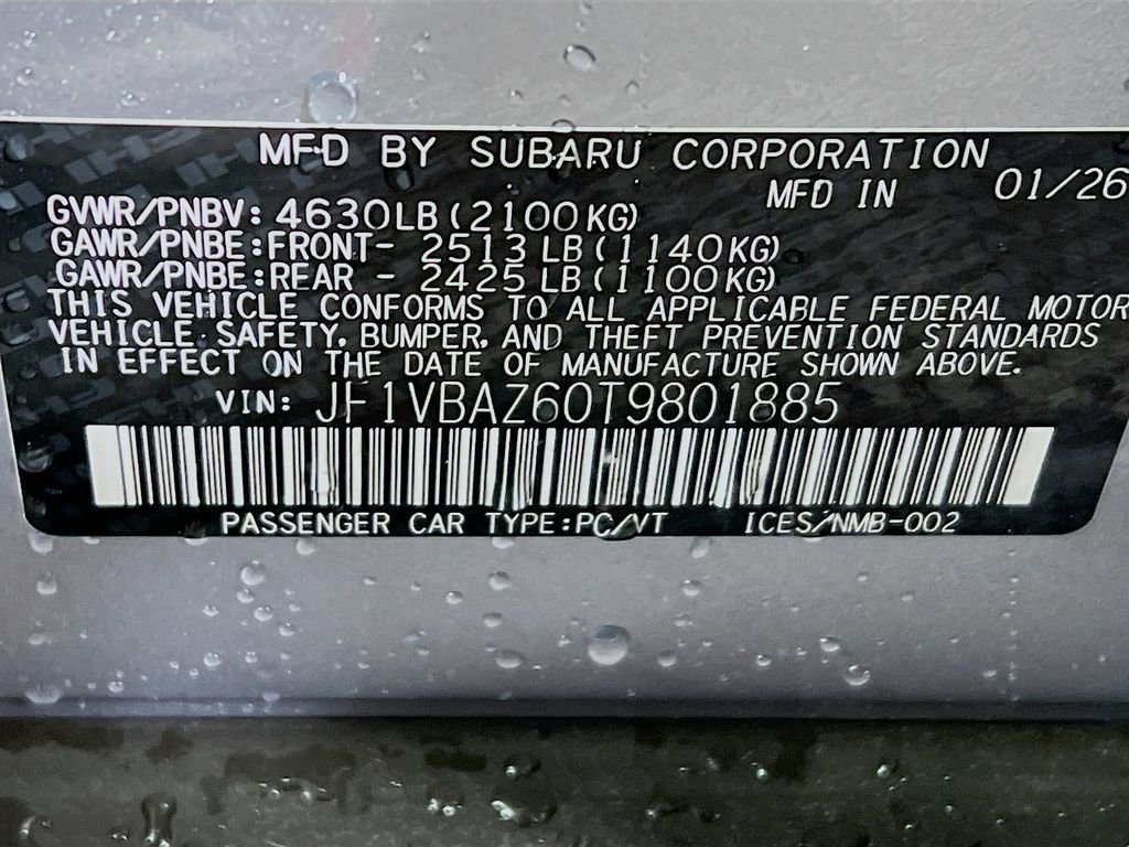 New 2026 Subaru WRX tS AWD/4WD image 24