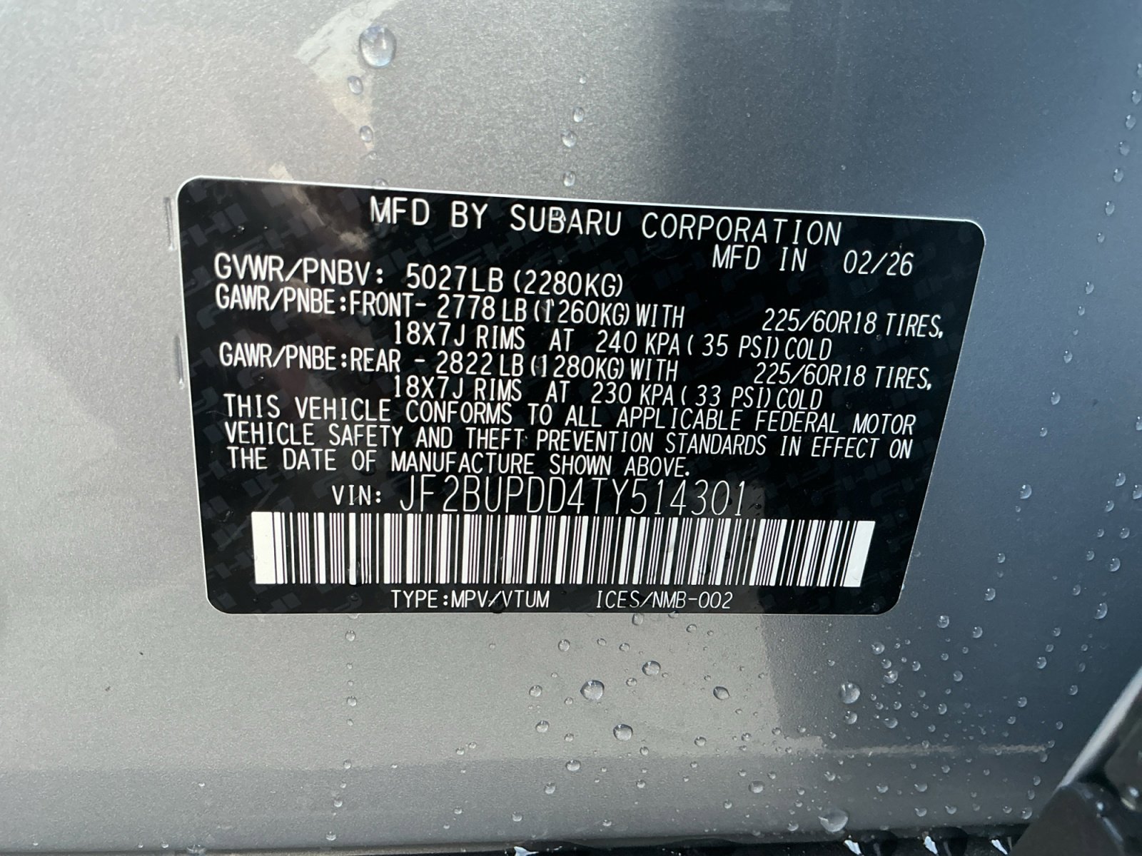 New 2026 Subaru Outback Limited AWD/4WD image 16