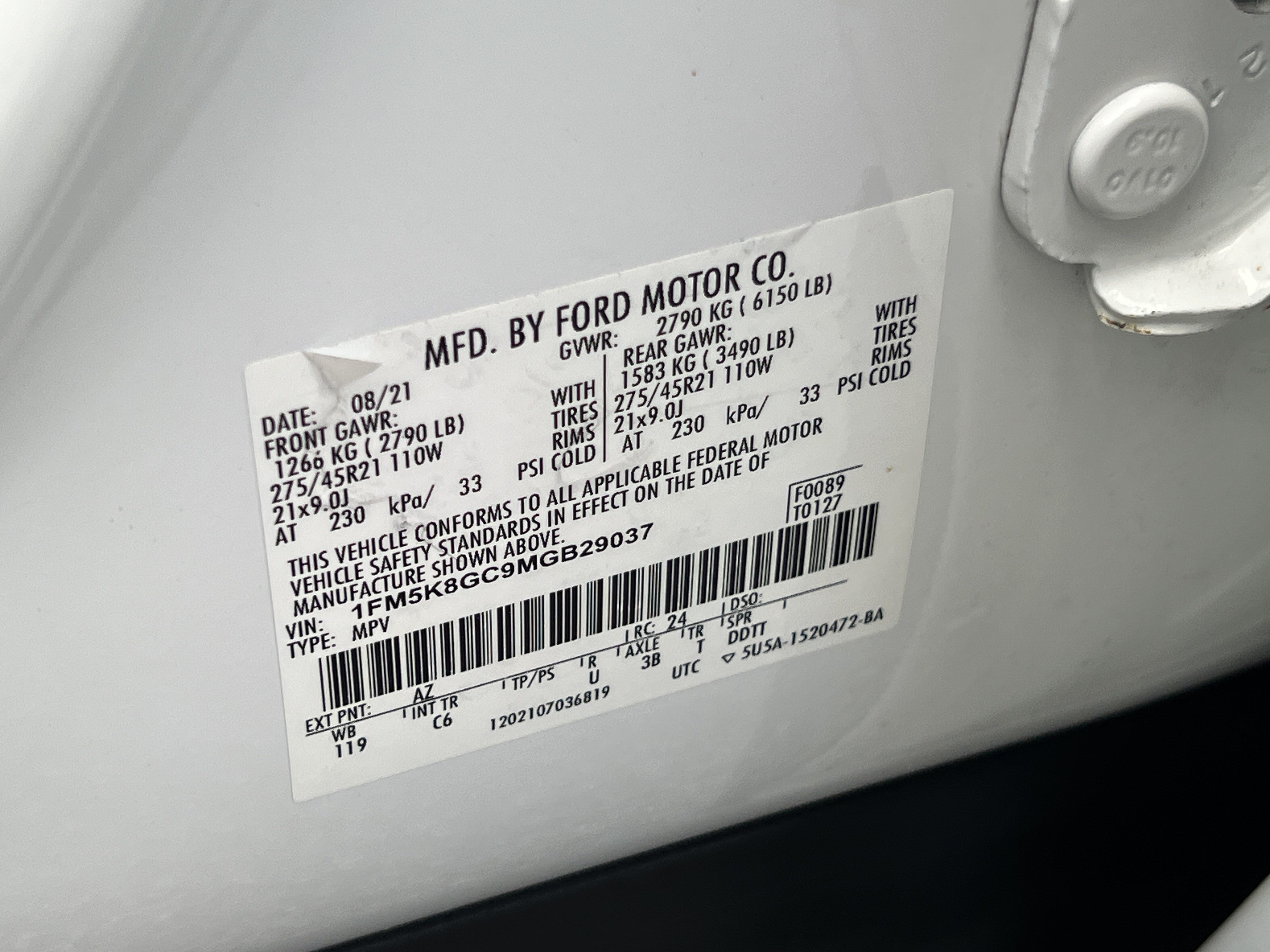 Used 2021 Ford Explorer ST w/ Equipment Group 401A AWD/4WD image 34