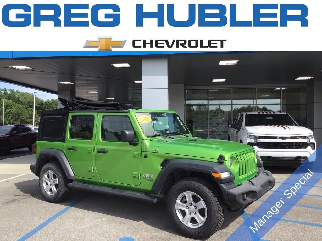 Used 2018 Jeep Wrangler Unlimited Sport S AWD/4WD image 1