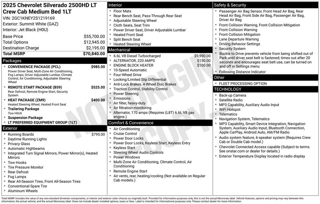 Used 2025 Chevrolet Silverado 2500 LT w/ Convenience Package AWD/4WD image 35