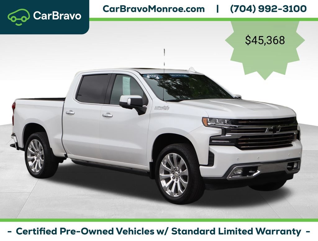 Certified 2021 Chevrolet Silverado 1500 High Country w/ Technology Package AWD/4WD image 9