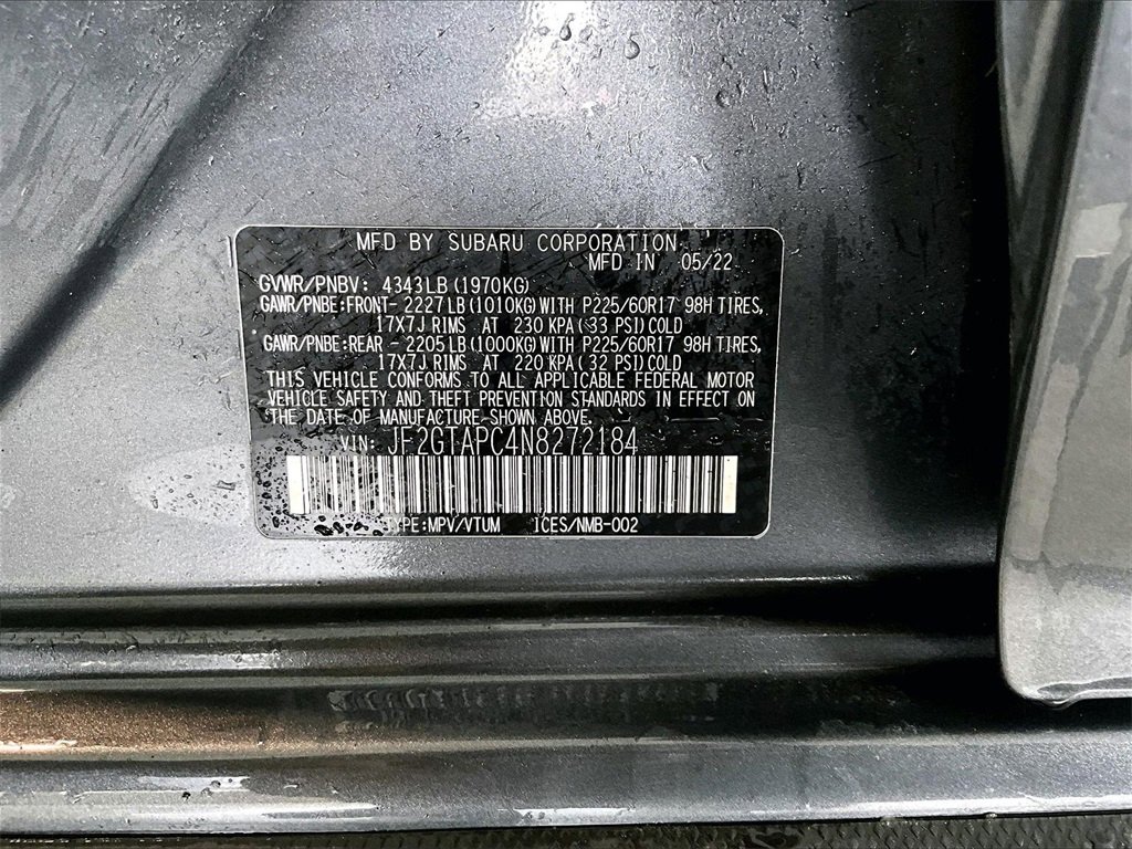 Used 2022 Subaru Crosstrek 2.0i Premium image 34