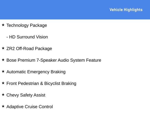 Used 2025 Chevrolet Colorado ZR2 w/ Technology Package image 10