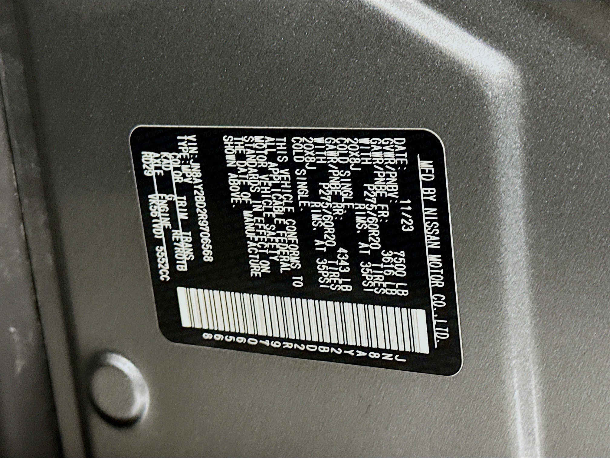 Used 2024 Nissan Armada SL image 12