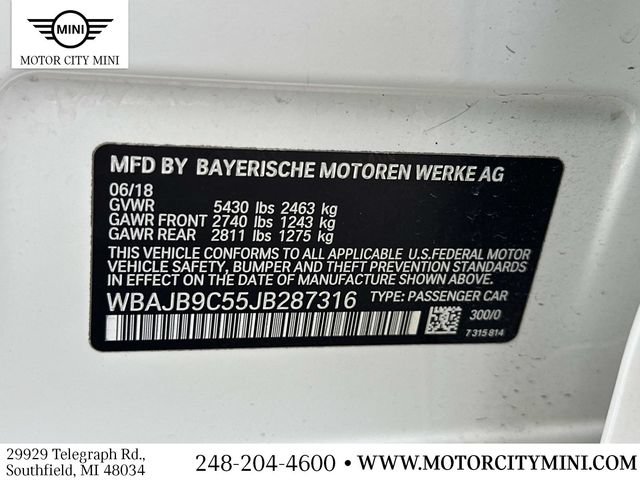 Used 2018 BMW M550i xDrive w/ Driving Assistance Package AWD/4WD image 21