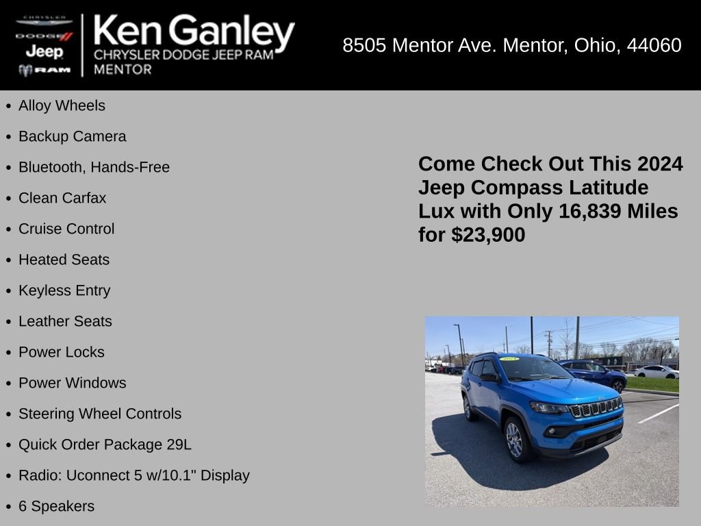 Used 2024 Jeep Compass Latitude image 5