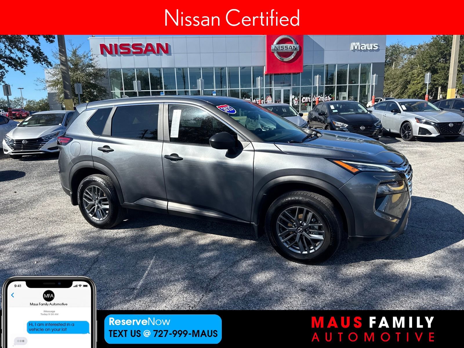 Certified 2025 Nissan Rogue S image 1