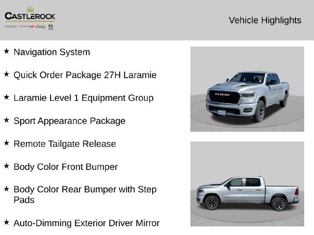 New 2026 RAM 1500 Laramie w/ Sport Appearance Package AWD/4WD image 2