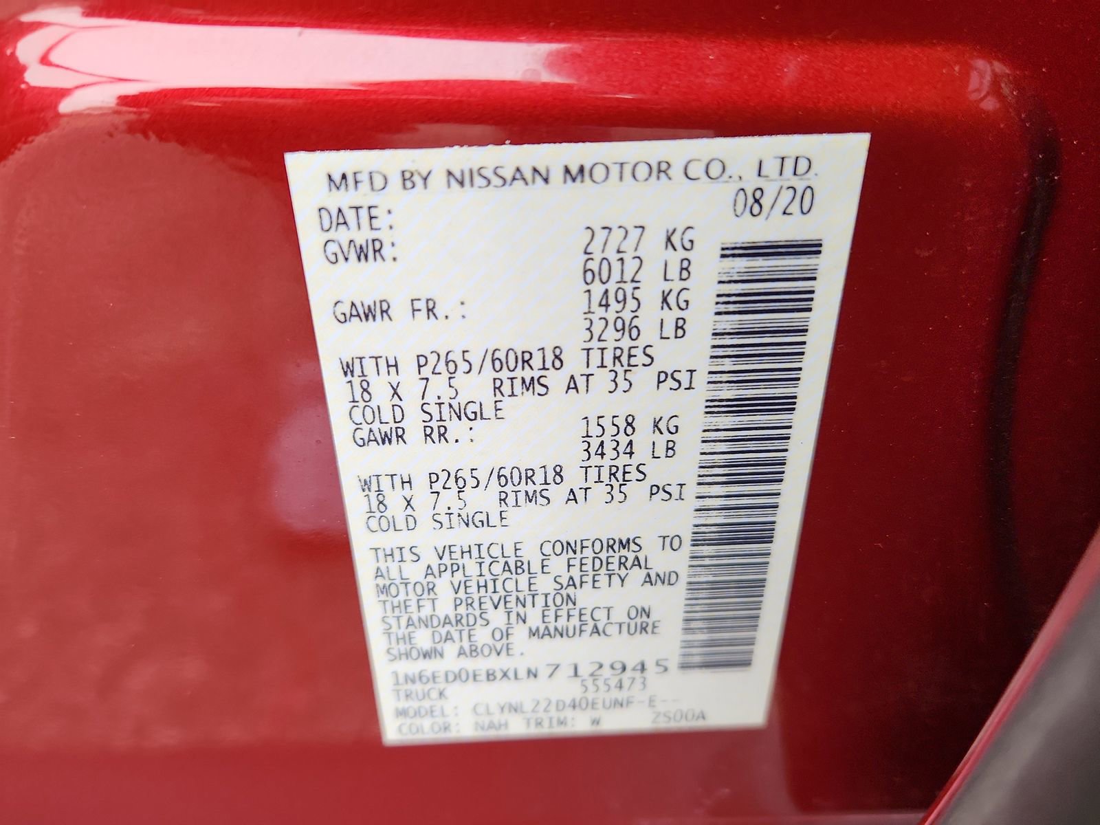 Used 2020 Nissan Frontier SV image 19