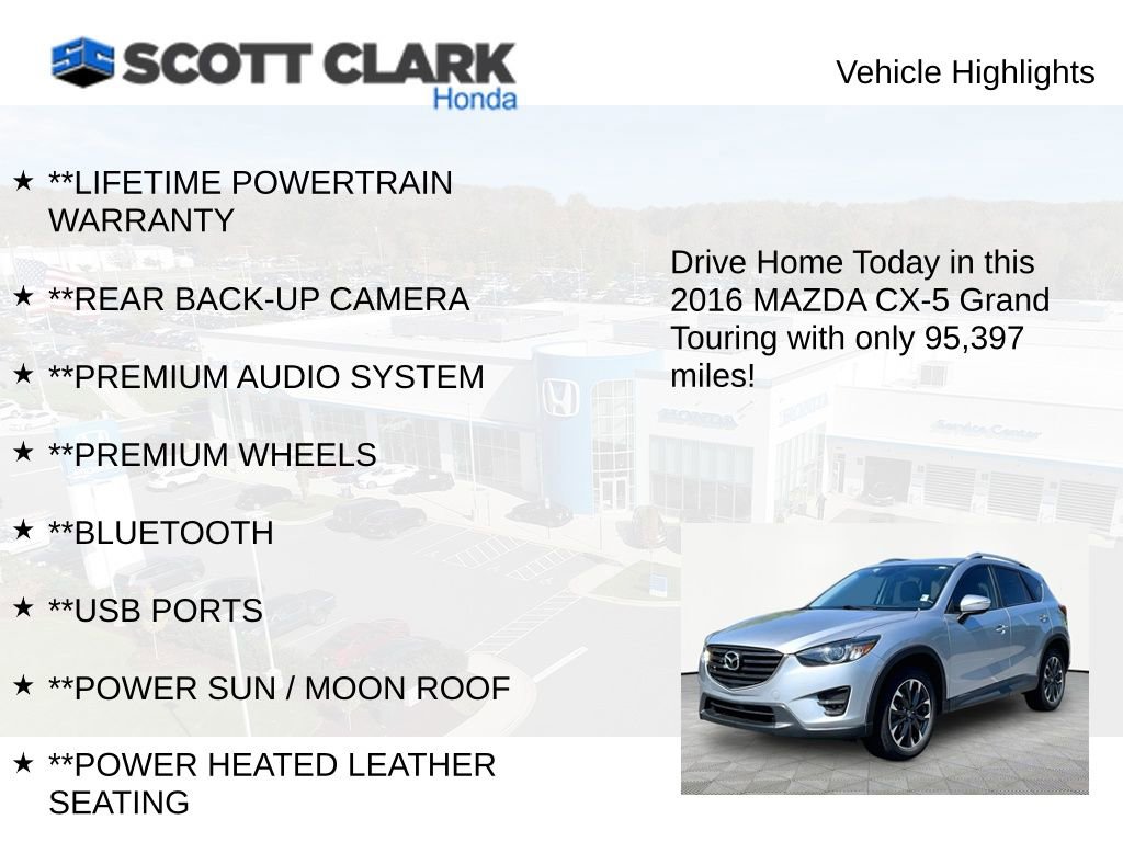 Used 2016 MAZDA CX-5 Grand Touring FWD image 11