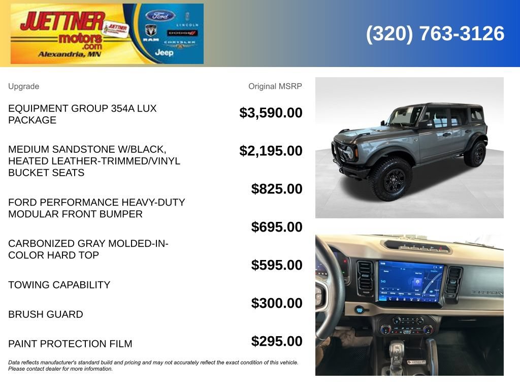Used 2022 Ford Bronco Wildtrak AWD/4WD image 5