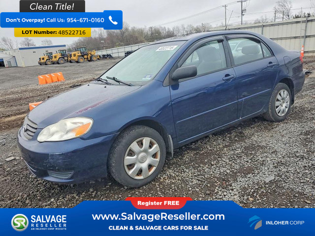 Used 2003 Toyota Corolla