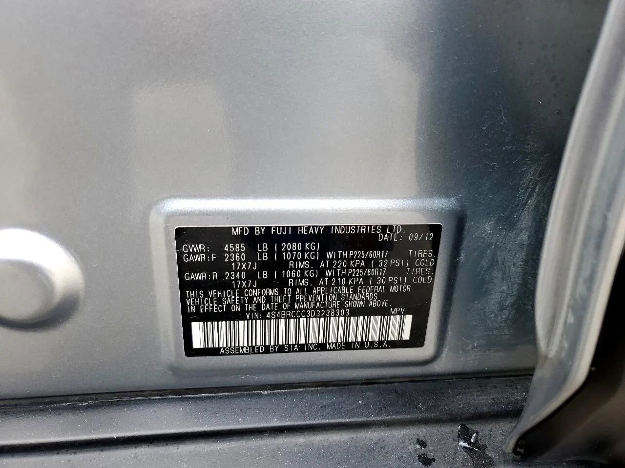 Used 2013 Subaru Outback 2.5i Premium w/ Popular Pkg 1B image 17