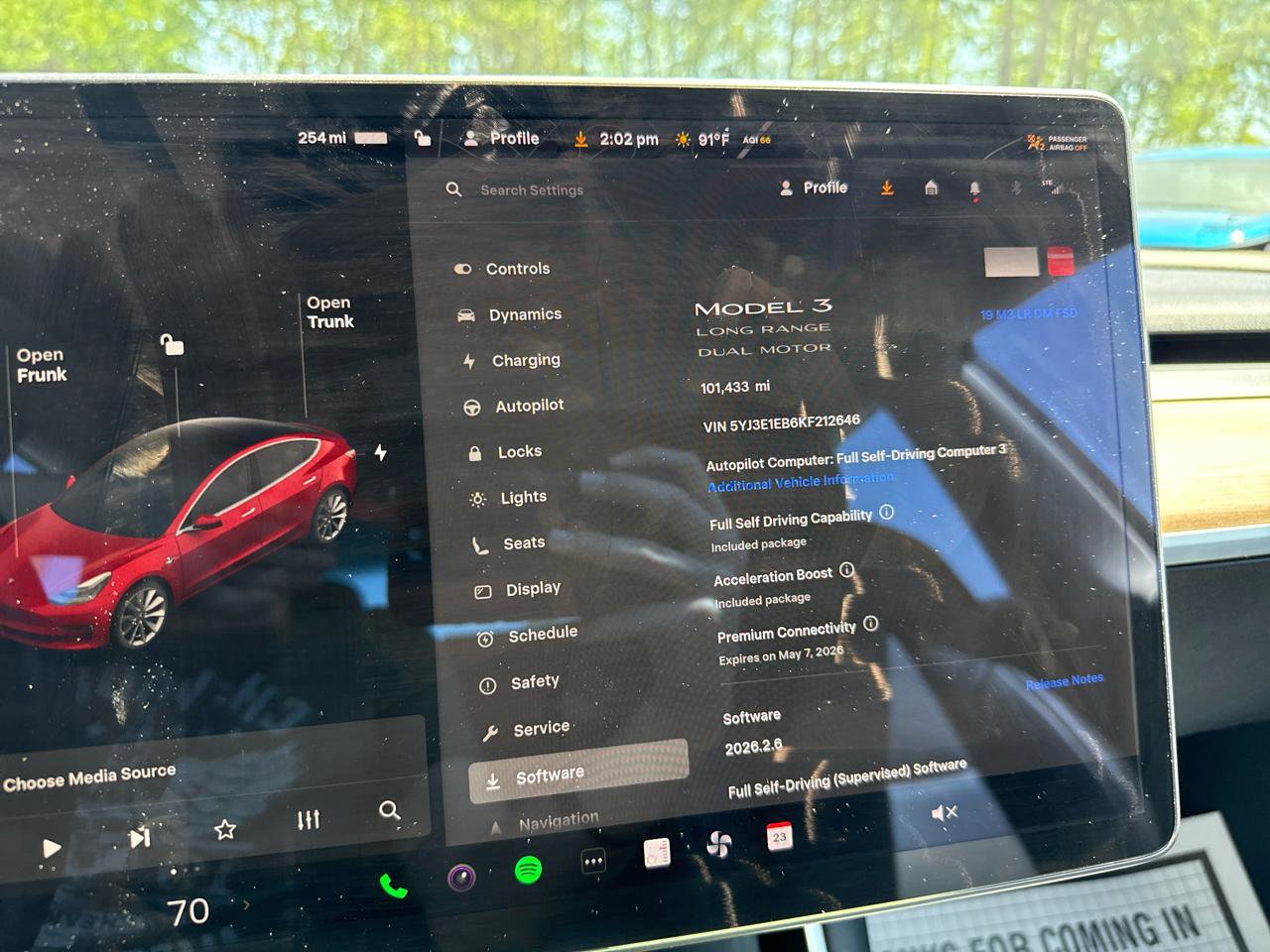 Used 2019 Tesla Model 3 Performance AWD/4WD image 2