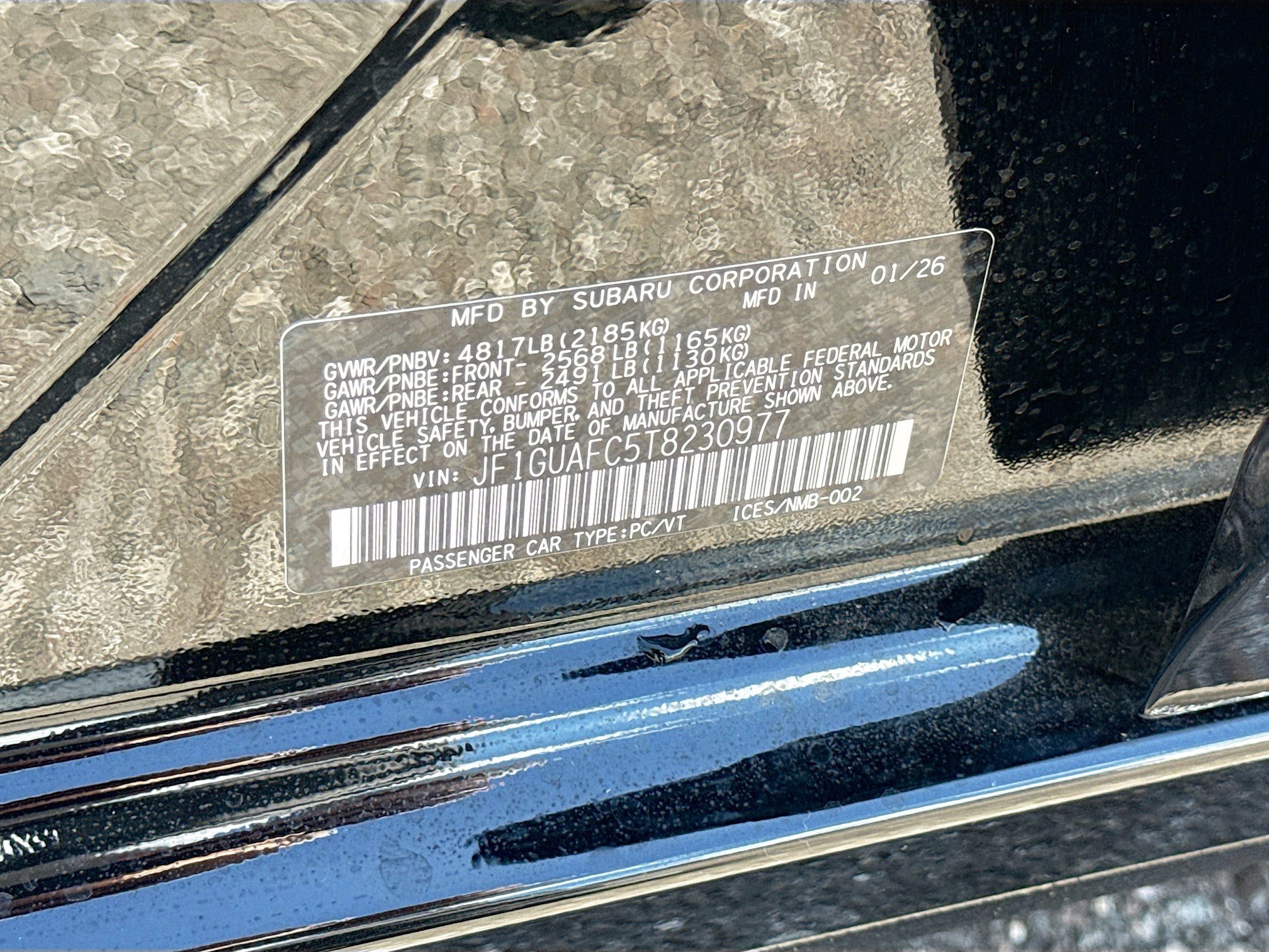 New 2026 Subaru Impreza 2.0i Sport image 35