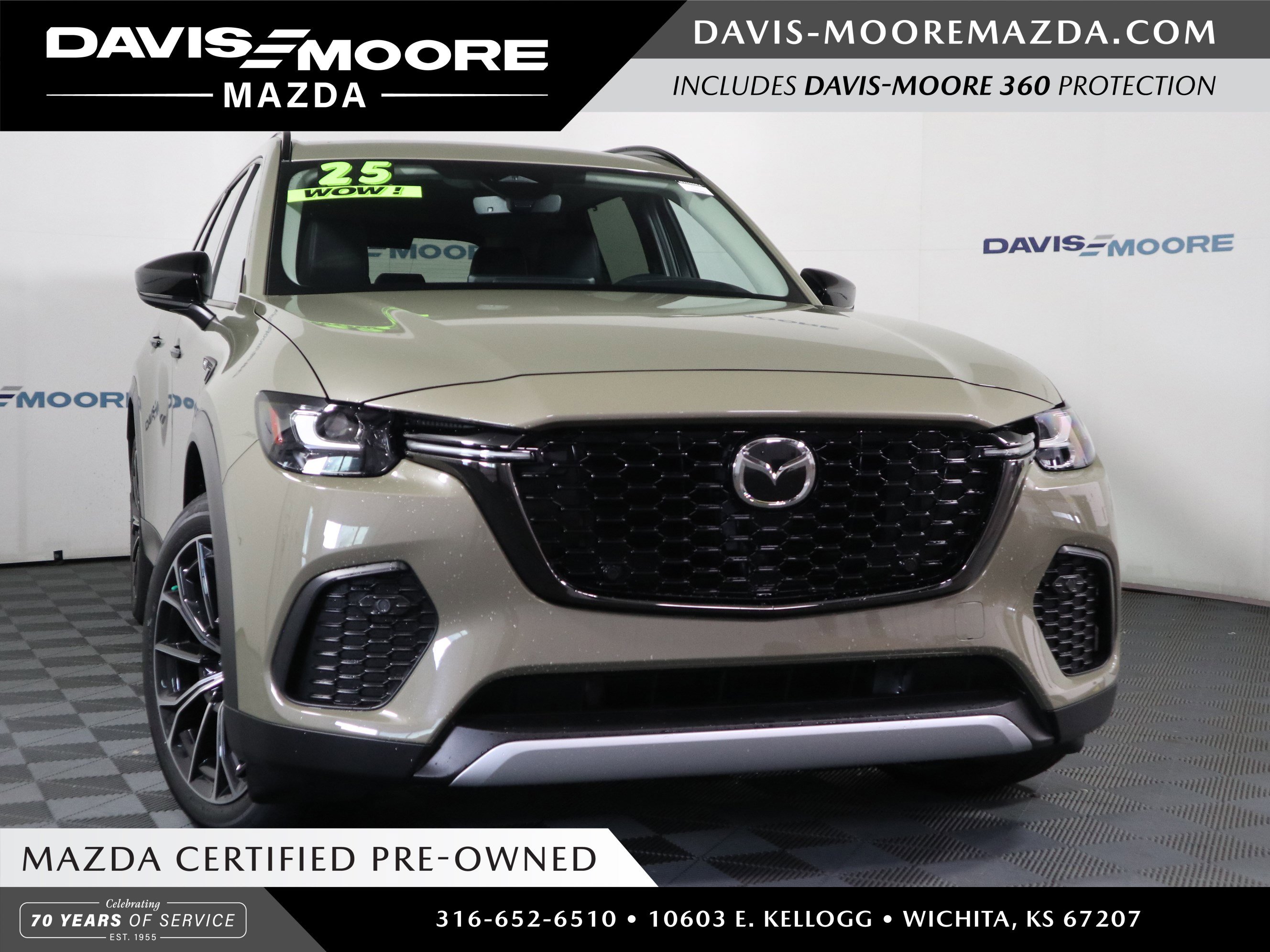 Certified 2025 MAZDA CX-70 Plug-In Hybrid w/ Premium Pkg