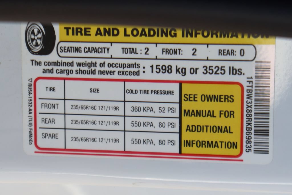 Used 2024 Ford Transit 350 148 High Roof Extended w/ Load Area Protection Package RWD image 40