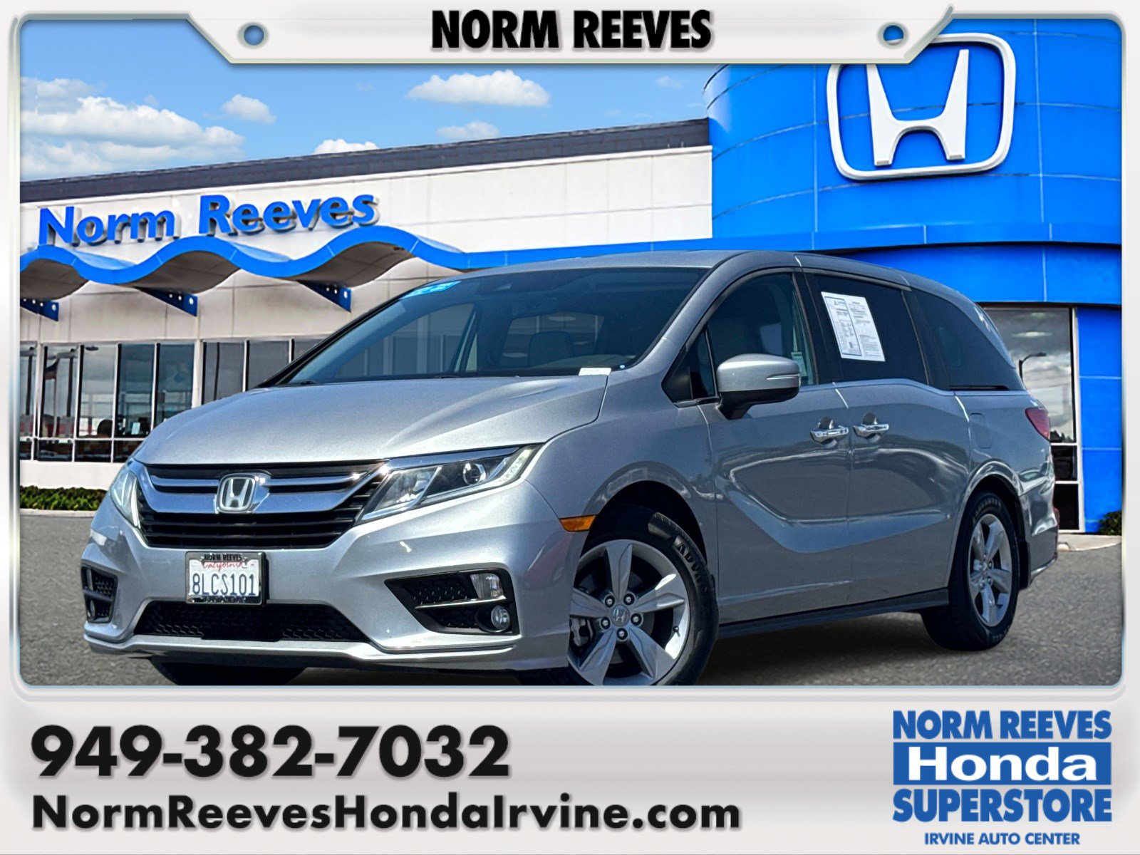 Certified 2019 Honda Odyssey EX-L image 1