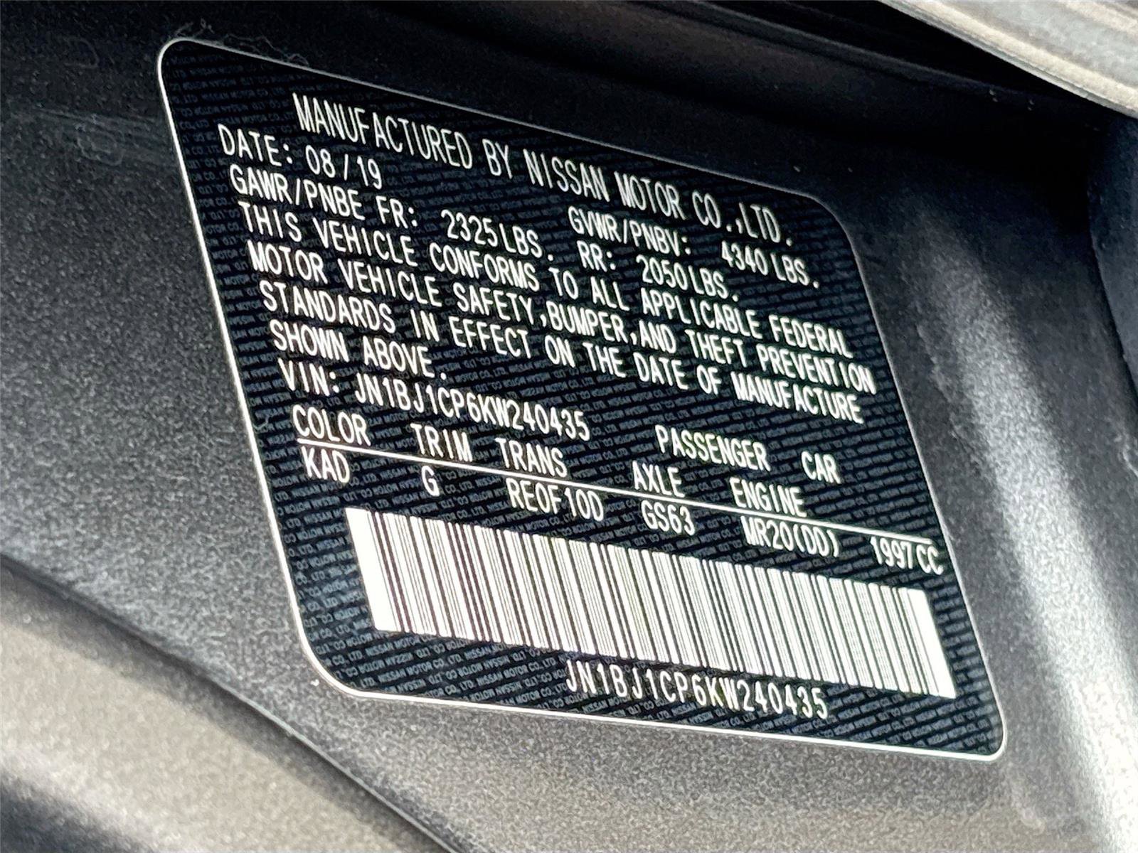 Used 2019 Nissan Rogue Sport S image 32