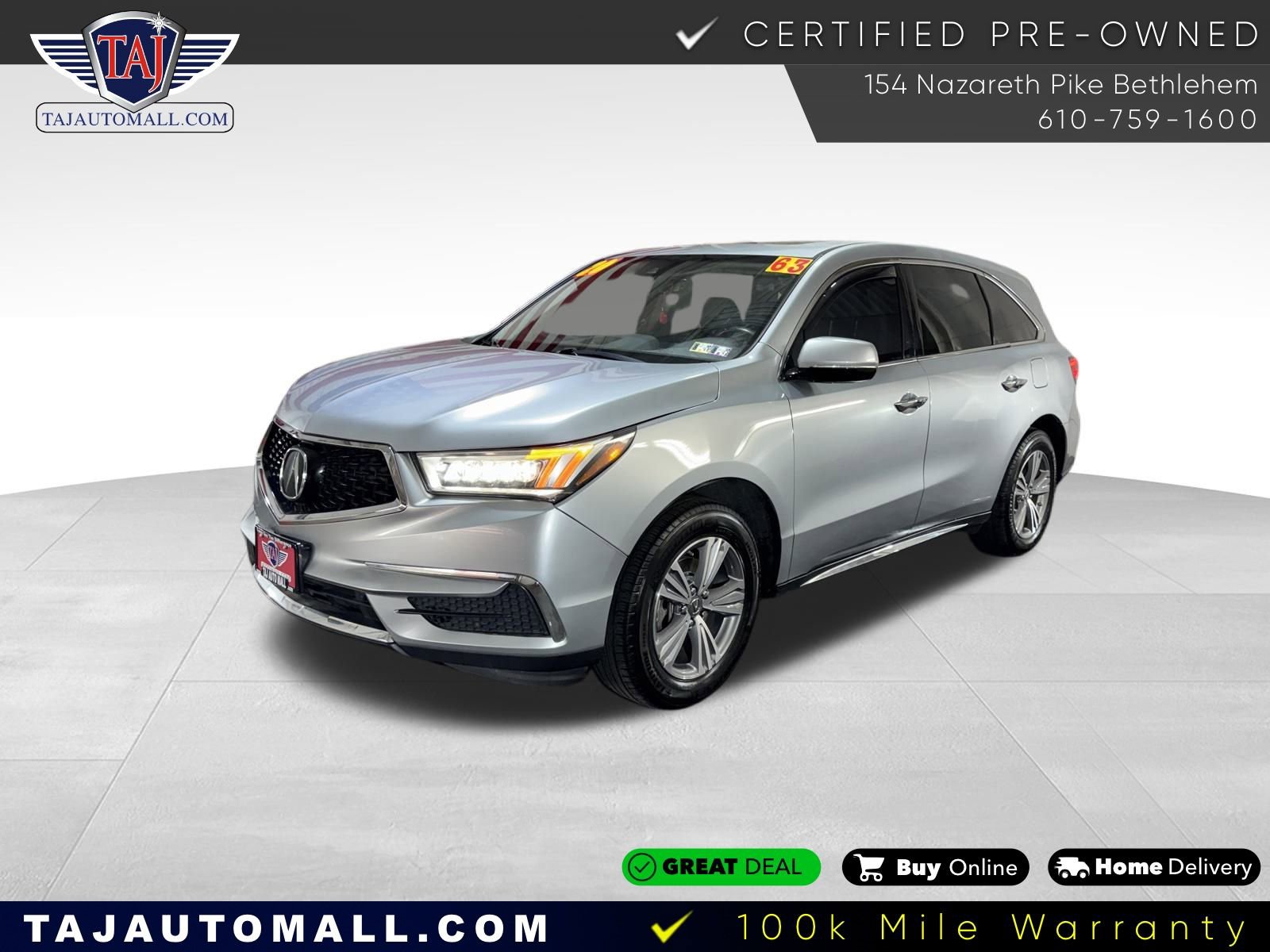 Used 2020 Acura MDX SH-AWD