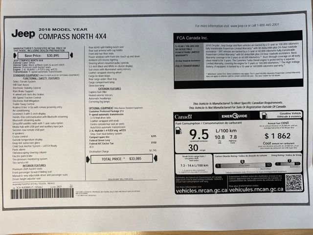 Used 2018 Jeep Compass Latitude image 48