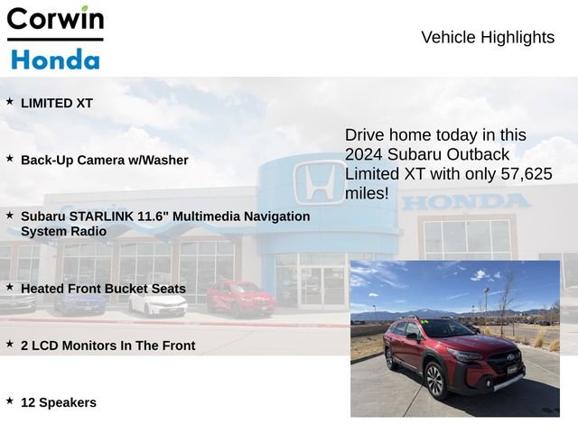 Used 2024 Subaru Outback Limited XT image 6