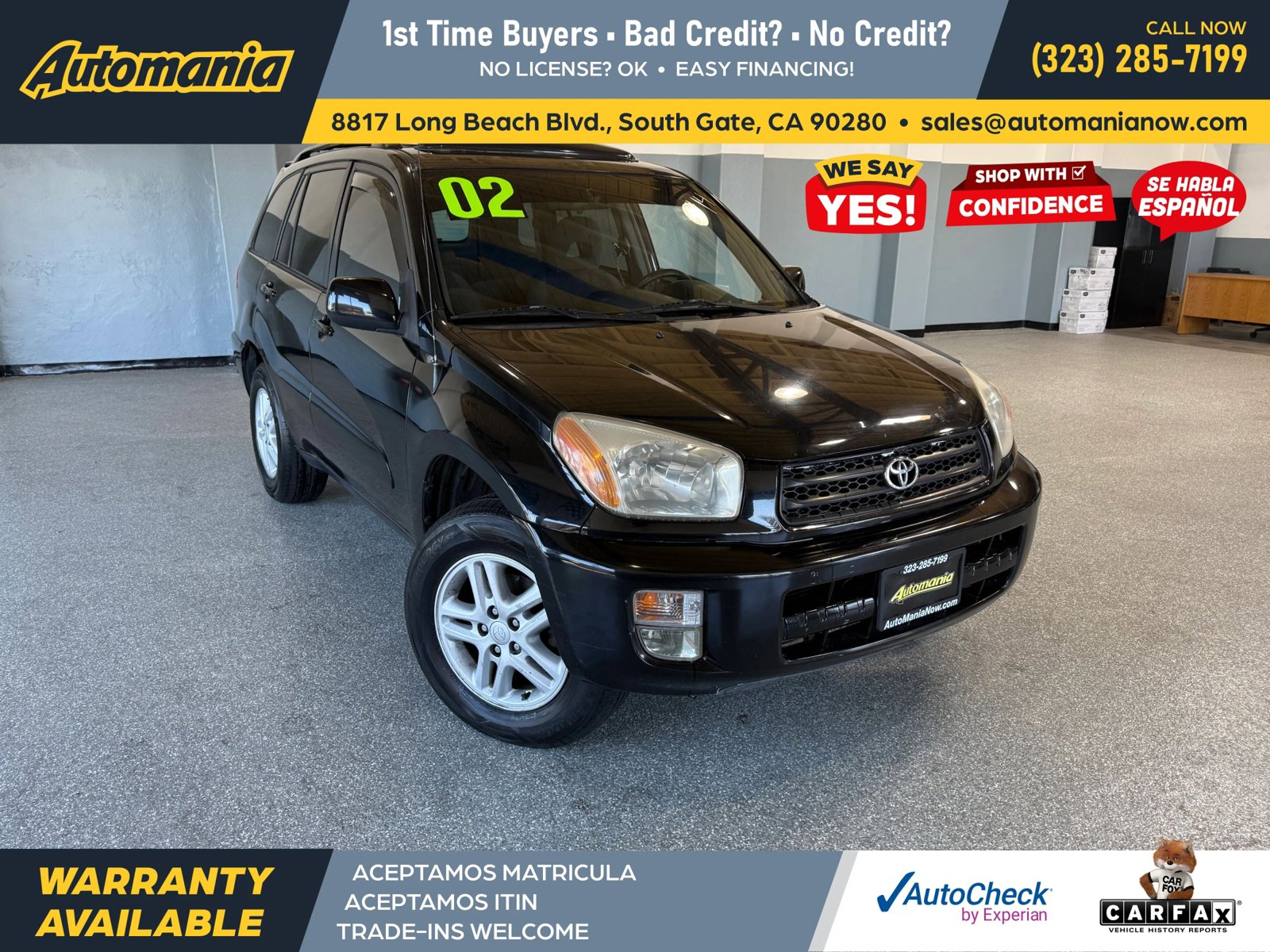 Used 2002 Toyota RAV4 2WD image 1
