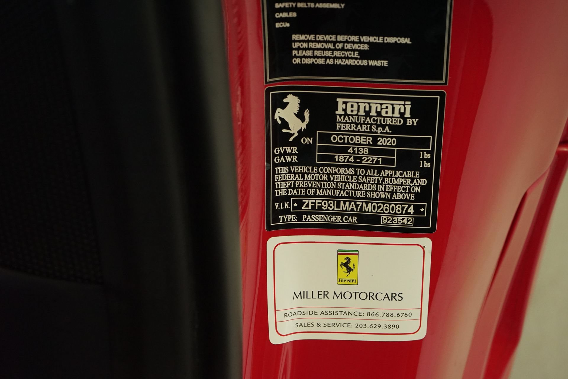 Used 2021 Ferrari F8 Tributo RWD image 27