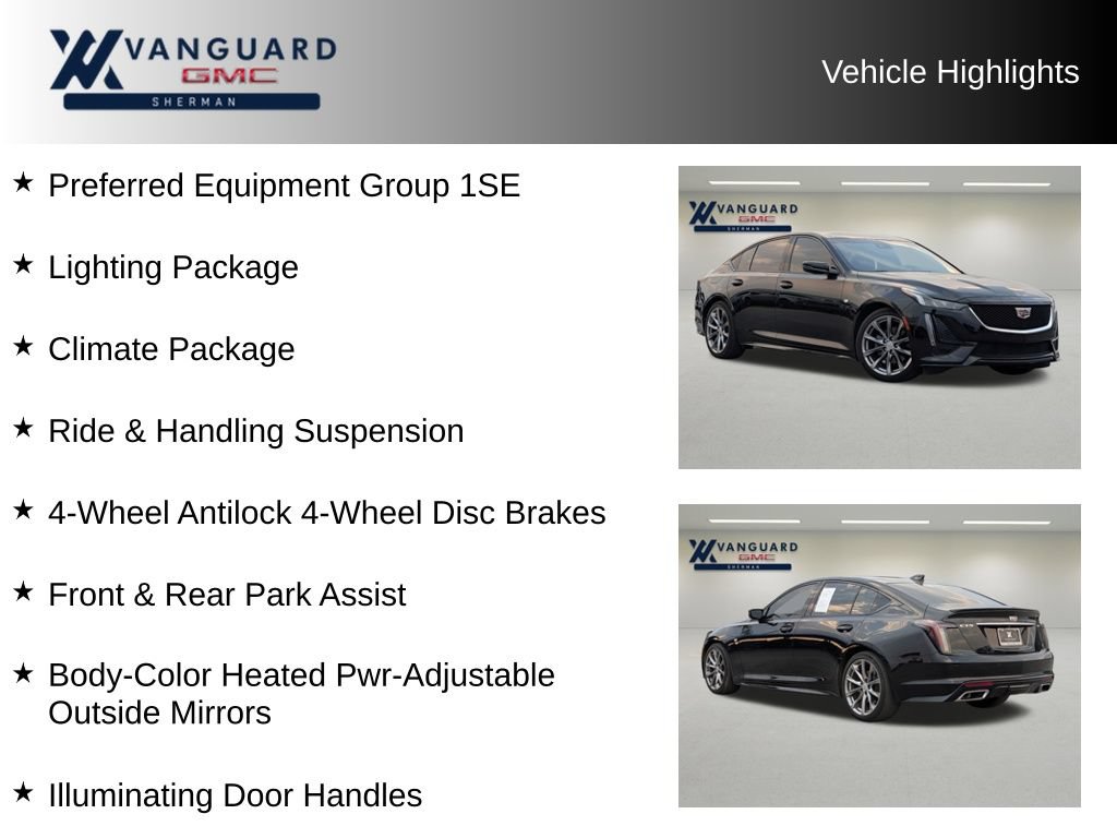 Used 2023 Cadillac CT5 Sport w/ Climate Package RWD image 11