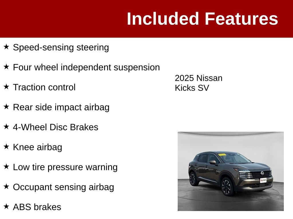 Used 2025 Nissan Kicks SV AWD/4WD image 4