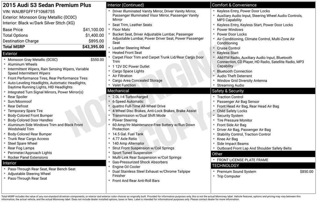 Used 2015 Audi S3 Premium Plus image 13