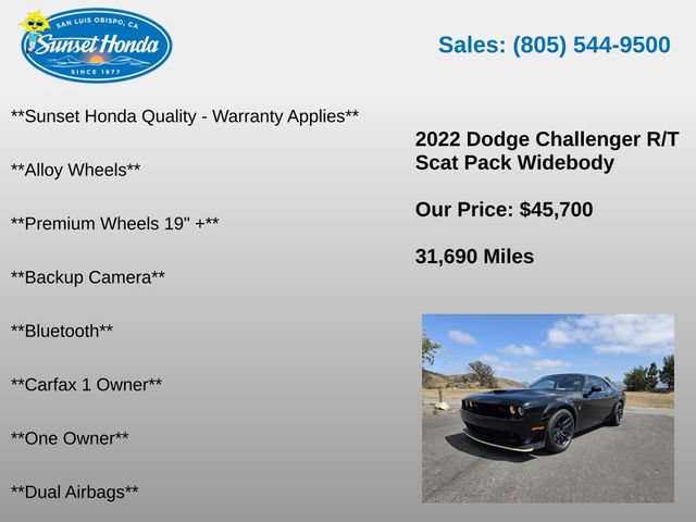 Used 2022 Dodge Challenger R/T Scat Pack RWD image 5