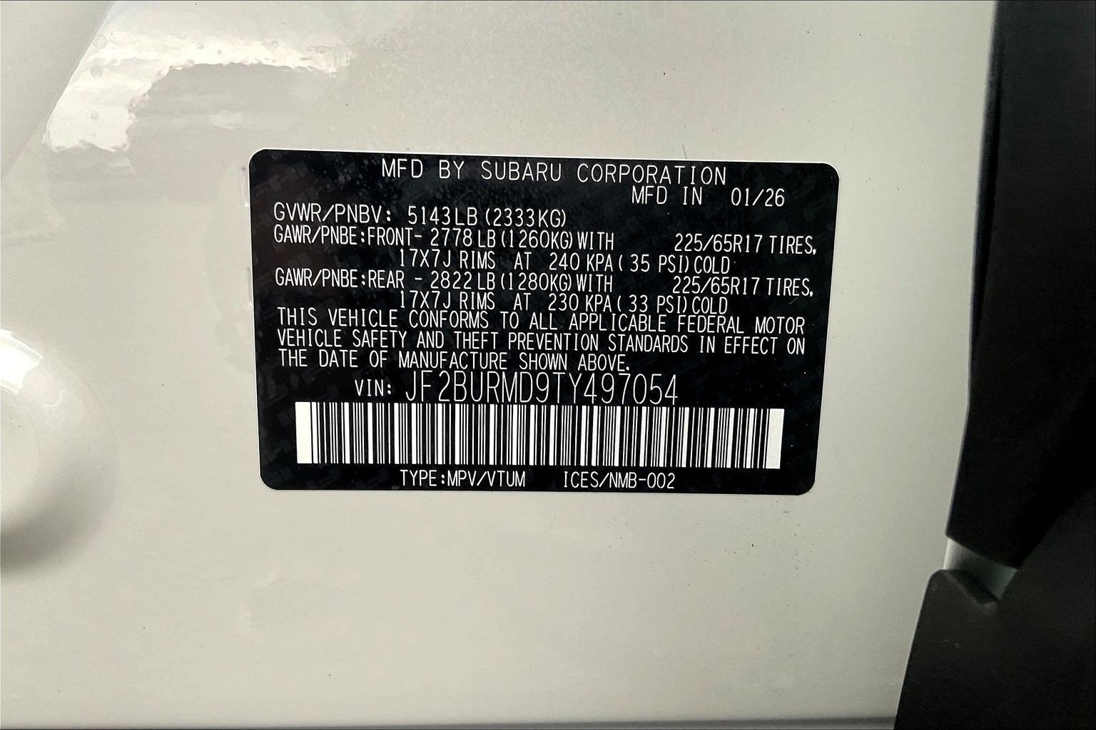 New 2026 Subaru Outback Wilderness AWD/4WD image 12