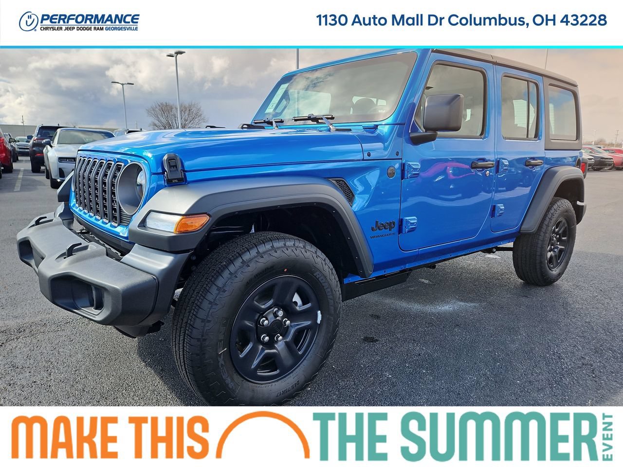 New 2026 Jeep Wrangler Unlimited Sport AWD/4WD image 3