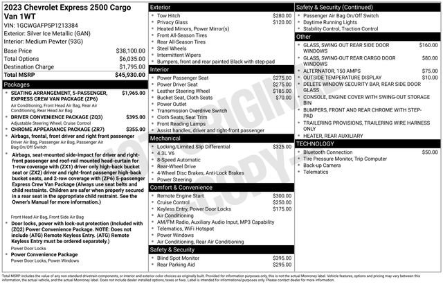 Used 2023 Chevrolet Express 2500 image 7