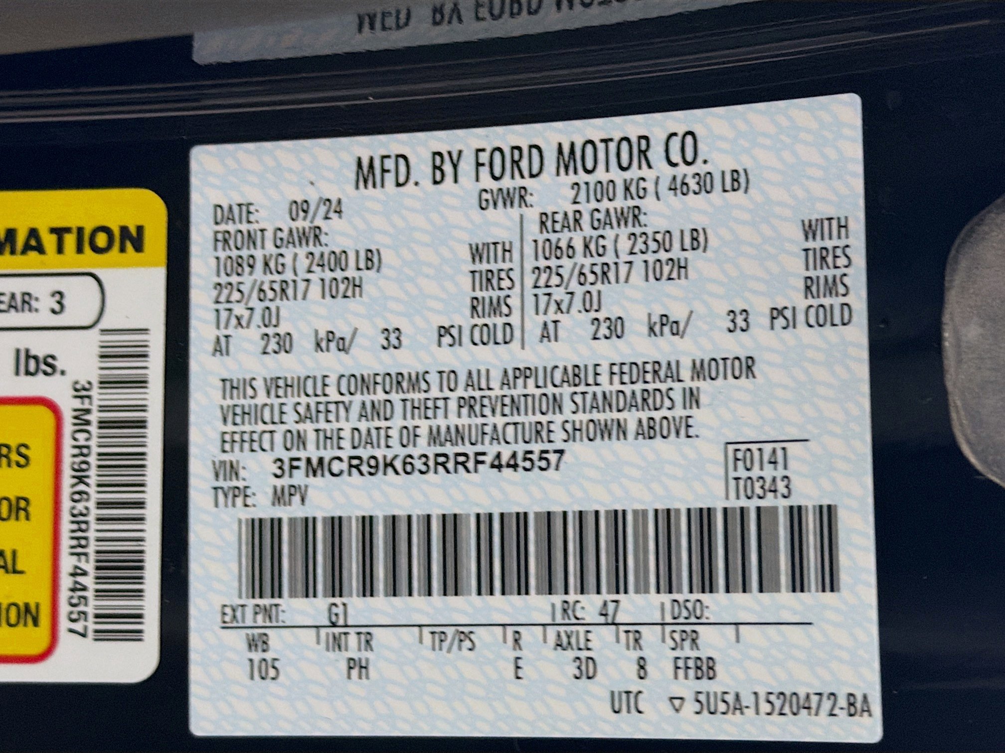 Used 2024 Ford Bronco Sport Free Wheeling w/ Convenience Package image 33