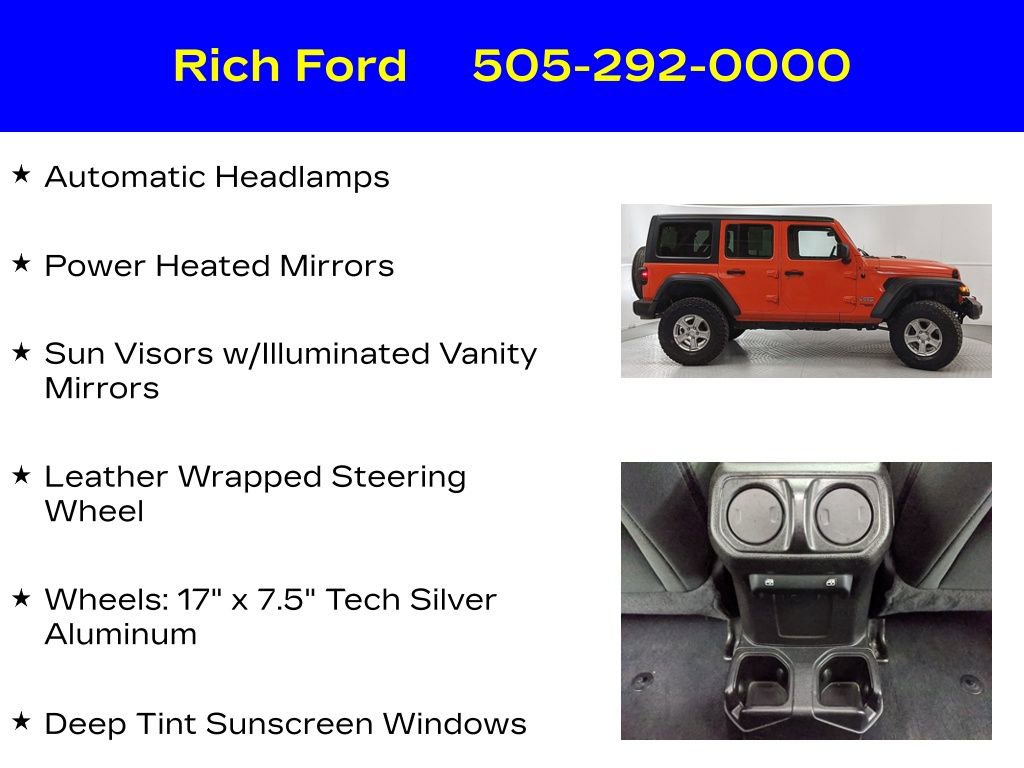 Used 2020 Jeep Wrangler Unlimited Sport S AWD/4WD image 25