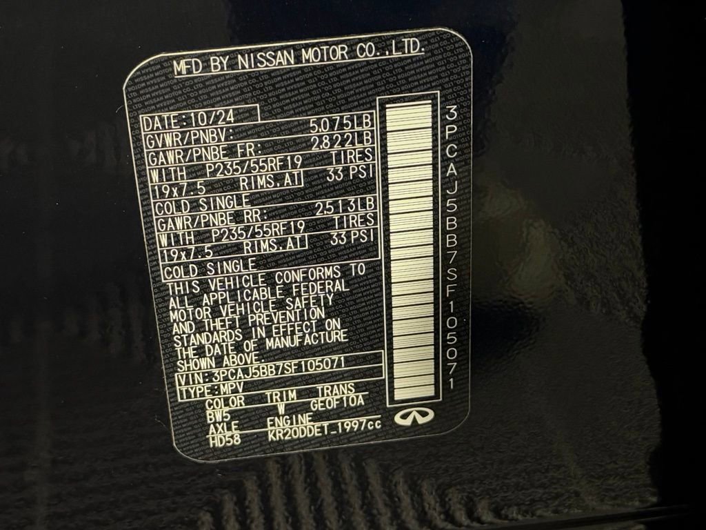 Used 2025 INFINITI QX50 Luxe image 33