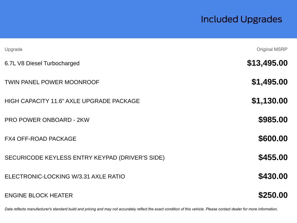 New 2026 Ford F250 Platinum image 7