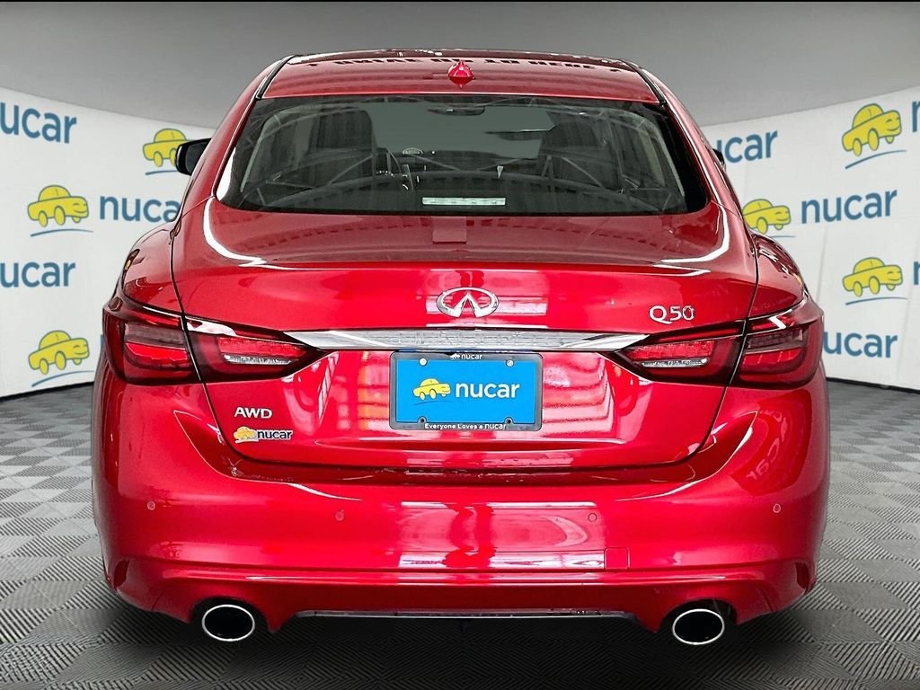 Used 2023 INFINITI Q50 Luxe w/ Cargo Package AWD/4WD image 5