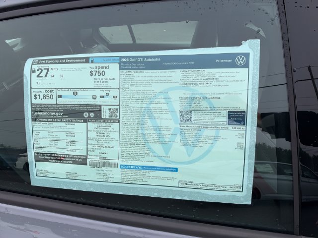 New 2026 Volkswagen GTI Autobahn FWD image 31