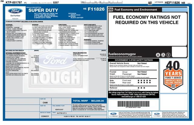 Used 2017 Ford F250 Lariat w/ Chrome Package AWD/4WD image 30
