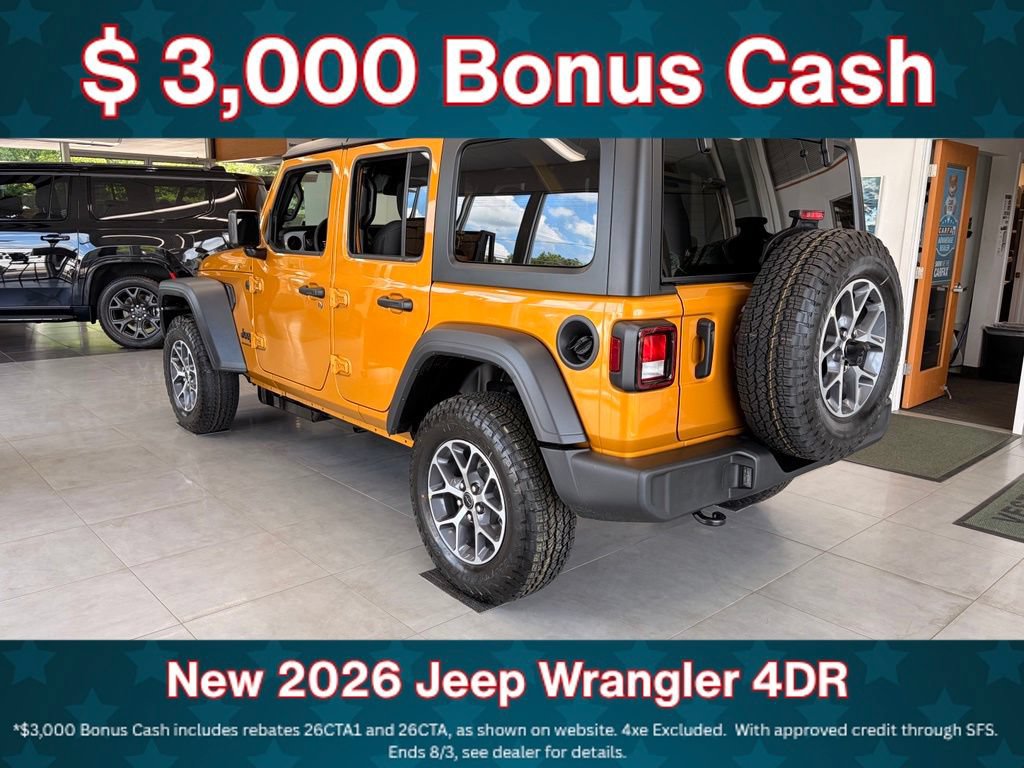 New 2026 Jeep Wrangler Unlimited Sport AWD/4WD image 4
