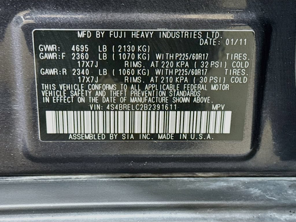 Used 2011 Subaru Outback 3.6R Limited AWD/4WD image 39
