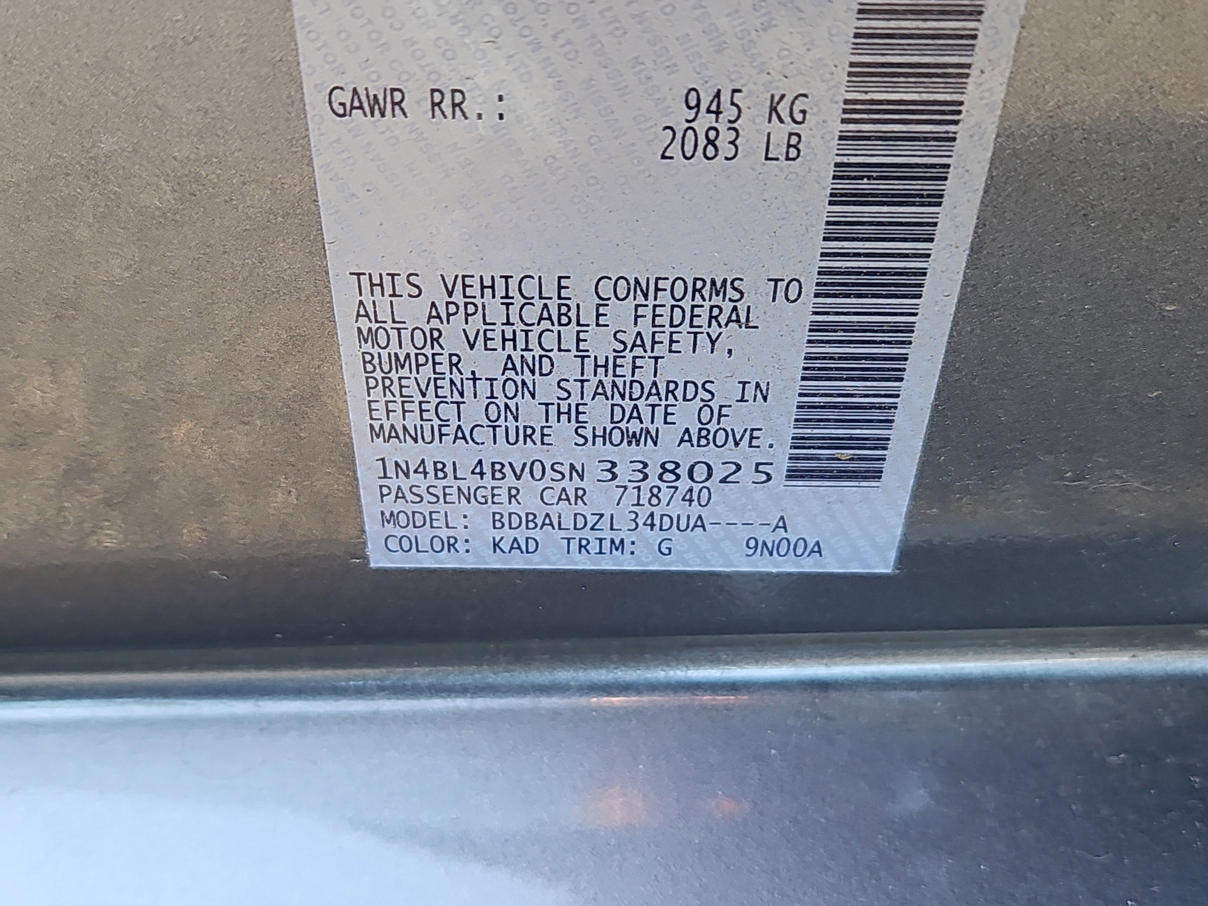 Certified 2025 Nissan Altima 2.5 S image 7