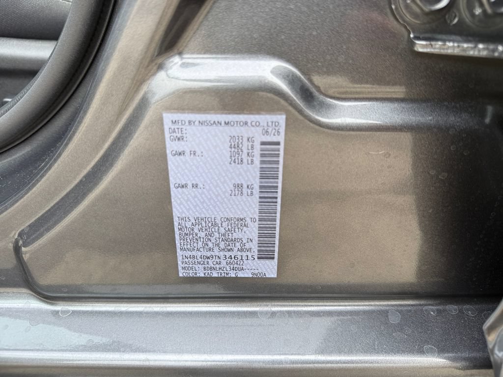 New 2026 Nissan Altima 2.5 SV AWD/4WD image 31