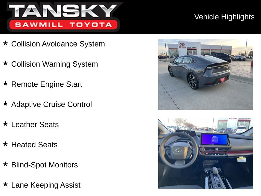 New 2026 Toyota Prius Hybrid XSE image 9